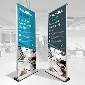 Deluxe Double Sided Retractable Banner Stands