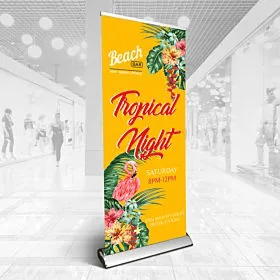 Deluxe Sinle Sided Retractable Banner Stand
